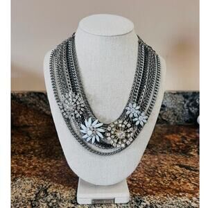 Stella and Dot Multi Chain Rhinestone Necklace